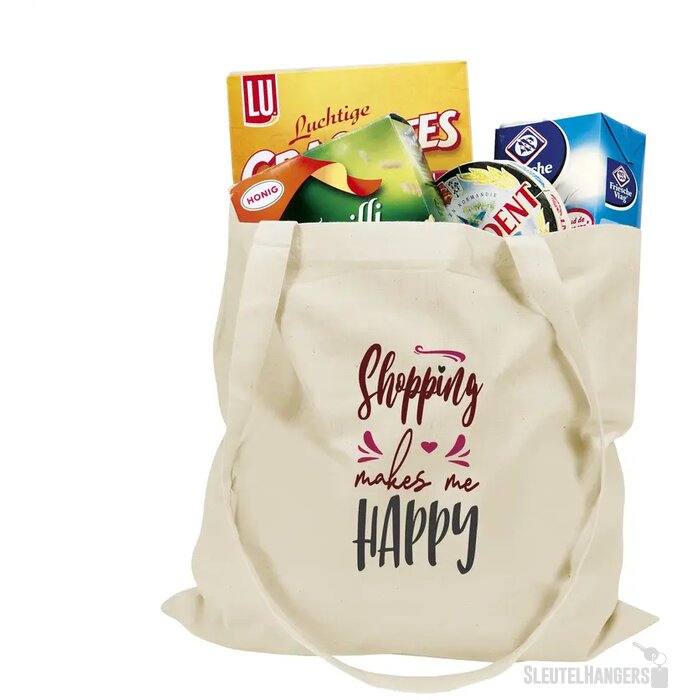 Gerecycled Katoenen Tote Bag Naturel