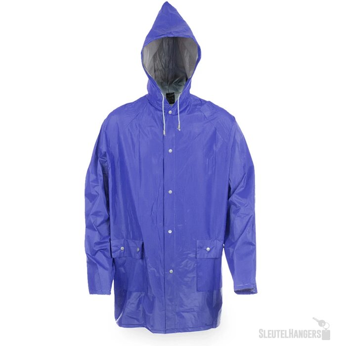 Dikke Regenjas Blauw