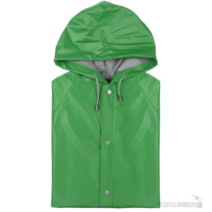 Dikke Regenjas Groen