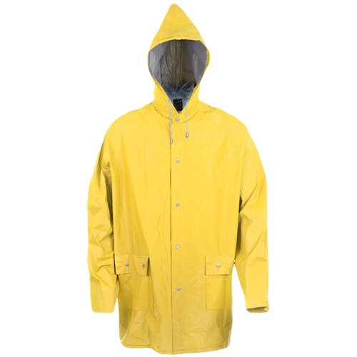 Dikke Regenjas Geel