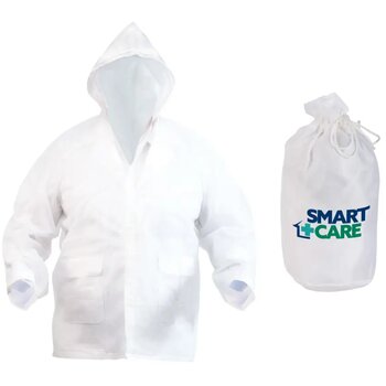 Goedkope Regenjas In Draagtas Wit Goedkope Regenjas In Draagtas Wit