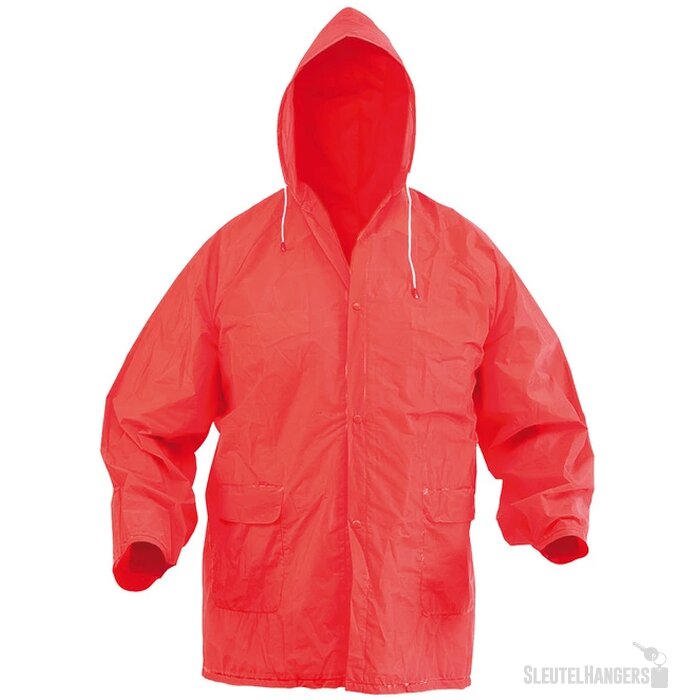 Goedkope Regenjas In Draagtas Rood