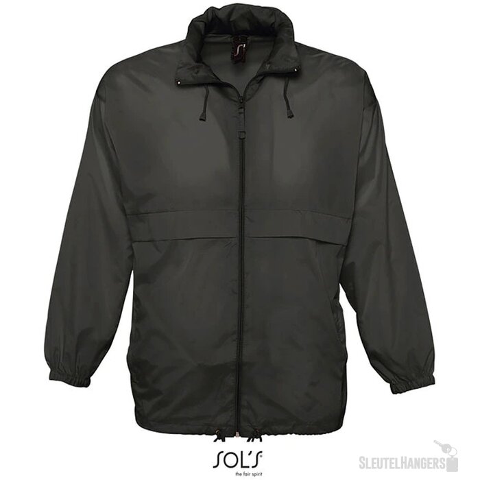 Waterafstotende windbreaker Zwart