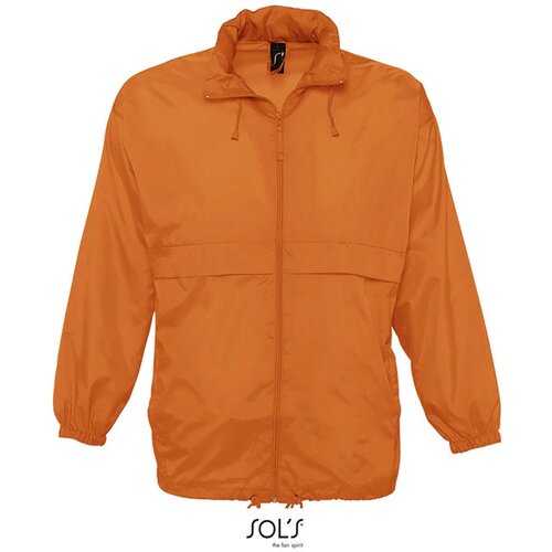 Waterafstotende windbreaker Oranje