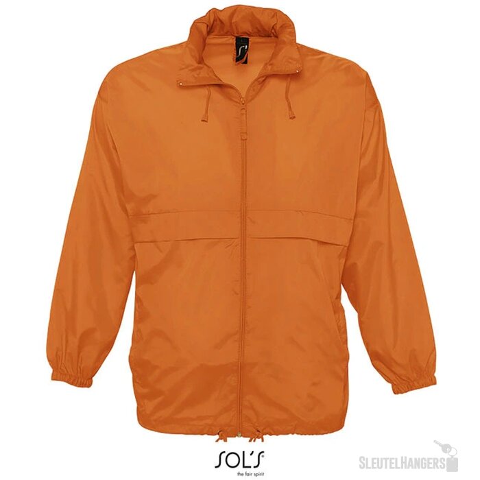 Waterafstotende windbreaker Oranje