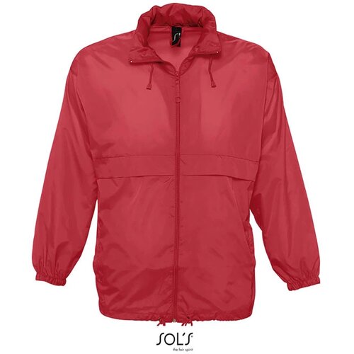 Waterafstotende windbreaker Rood