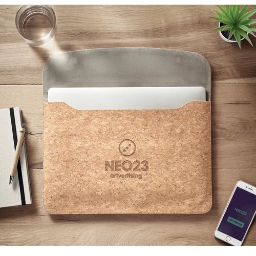 Duurzame laptopcover (14 inch) Beige