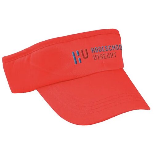 Katoenen Zonneklep Rood