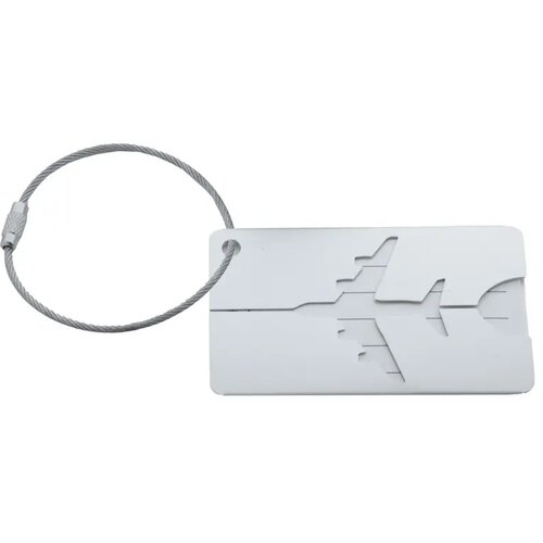 Aluminium Bagagelabel Zilver