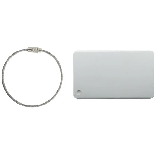 Aluminium Bagagelabel Zilver