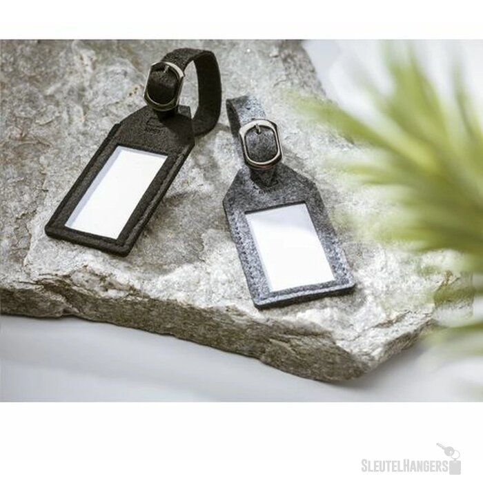 Rpet Felt Kofferlabel Zwart