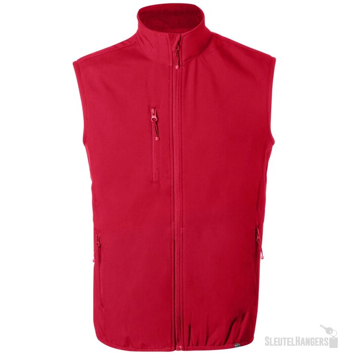 Jandro Rpet Softshell Vest Rood