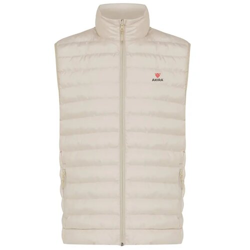 Iqoniq Meru heren gerecycled polyester bodywarmer beige