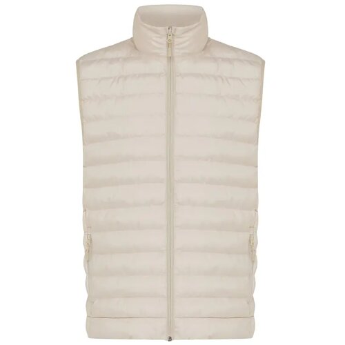 Iqoniq Meru heren gerecycled polyester bodywarmer beige