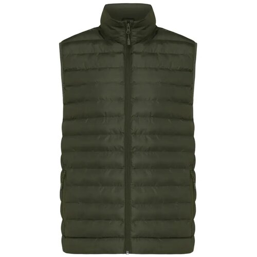 Iqoniq Meru heren gerecycled polyester bodywarmer khaki