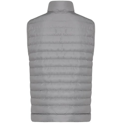 Iqoniq Meru heren gerecycled polyester bodywarmer zilvergrijs