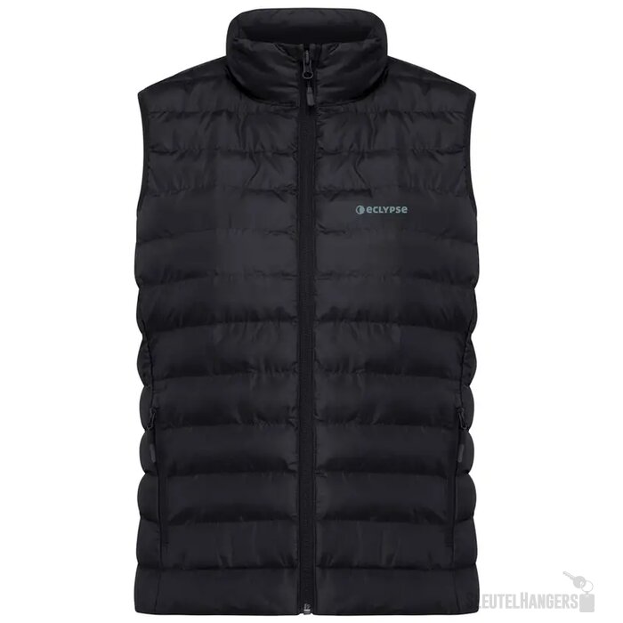 Iqoniq Meru dames gerecycled polyester bodywarmer zwart