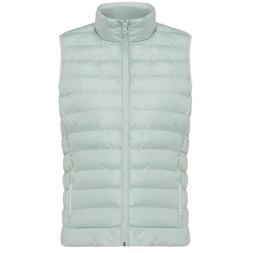 Iqoniq Meru dames gerecycled polyester bodywarmer iceberg green
