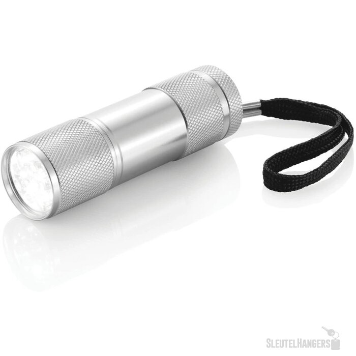 Quattro zaklamp zilver