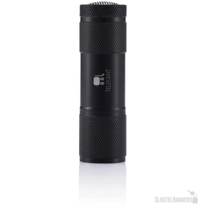 Quattro zaklamp zwart