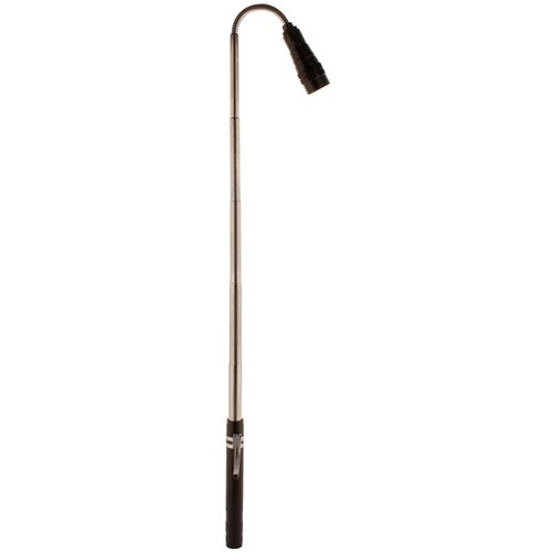 Uitschuifbare Zaklamp Met Flexibele Kop Zwart