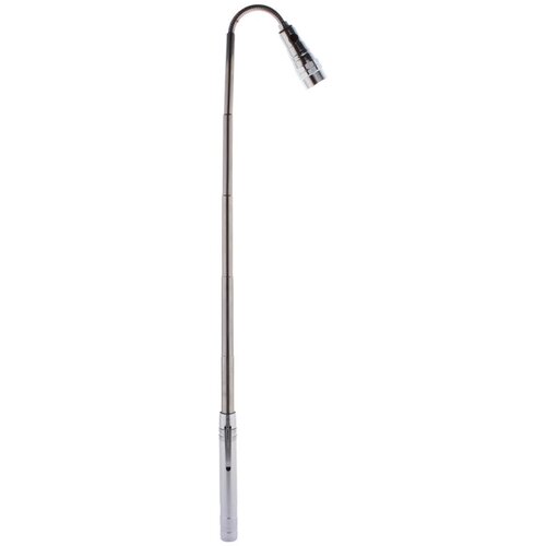 Uitschuifbare Zaklamp Met Flexibele Kop Zilver