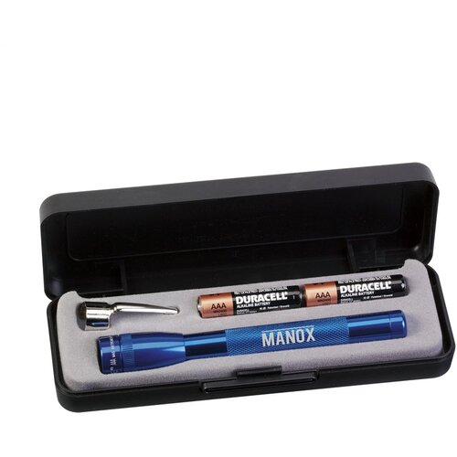 Mini Maglite zaklamp in cassette Blauw