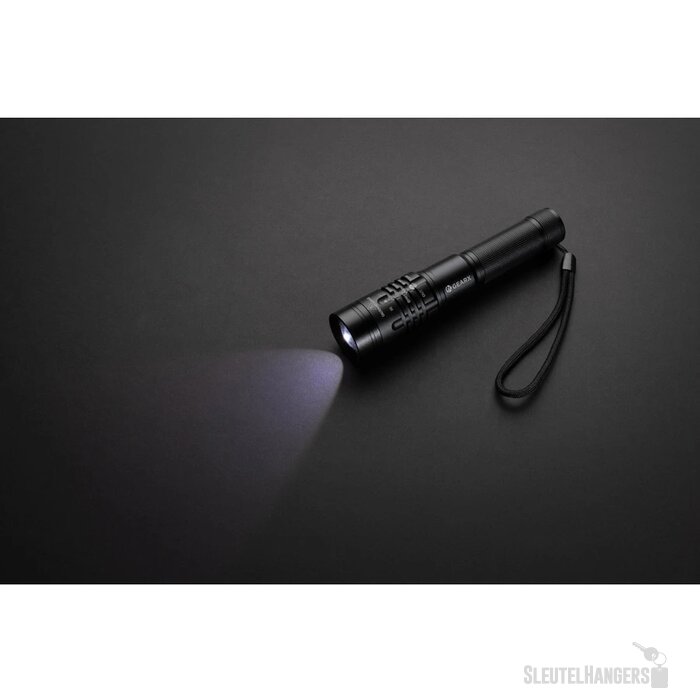 Gear X USB oplaadbare zaklamp zwart