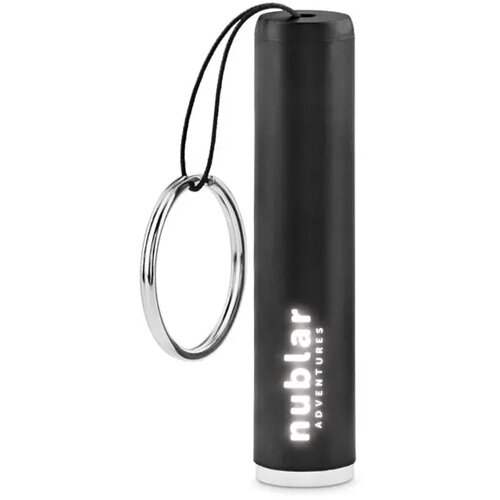 Mini zaklamp met sleutelhanger Zwart