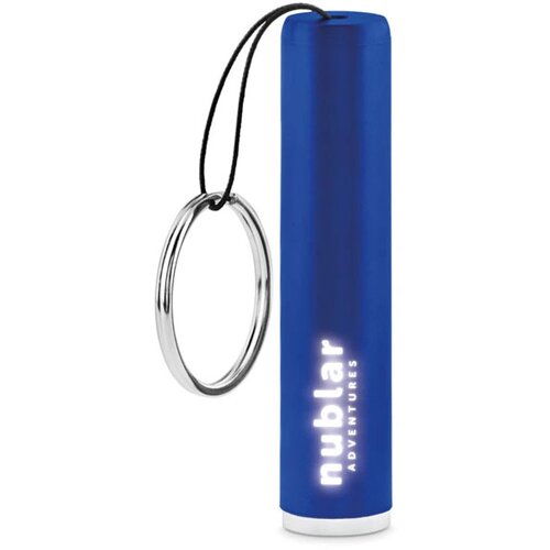 Mini zaklamp met sleutelhanger Kobaltblauw