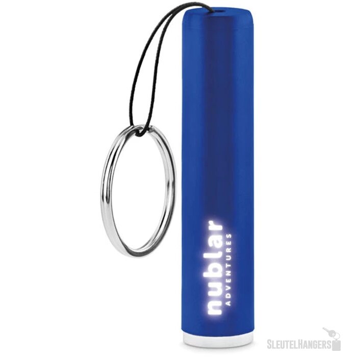 Mini zaklamp met sleutelhanger Kobaltblauw