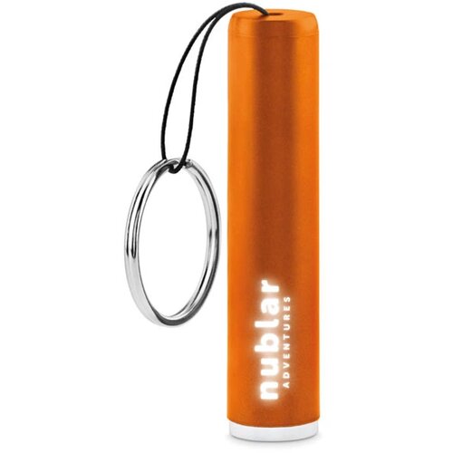 Mini zaklamp met sleutelhanger Oranje