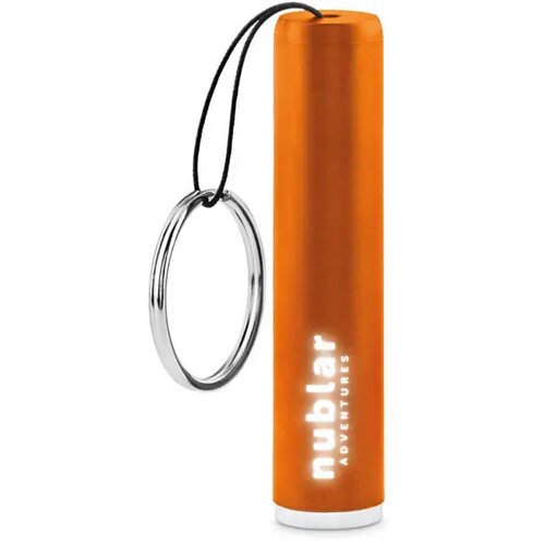 Mini zaklamp met sleutelhanger Oranje