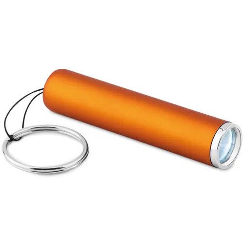 Mini zaklamp met sleutelhanger Oranje