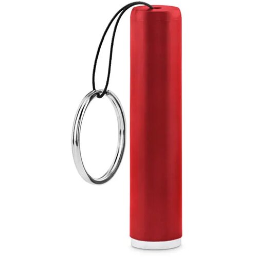 Mini zaklamp met sleutelhanger Rood