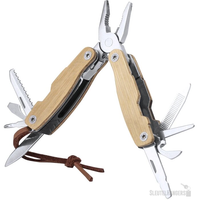 Bamboe Multitool Met 12 Functies Naturel