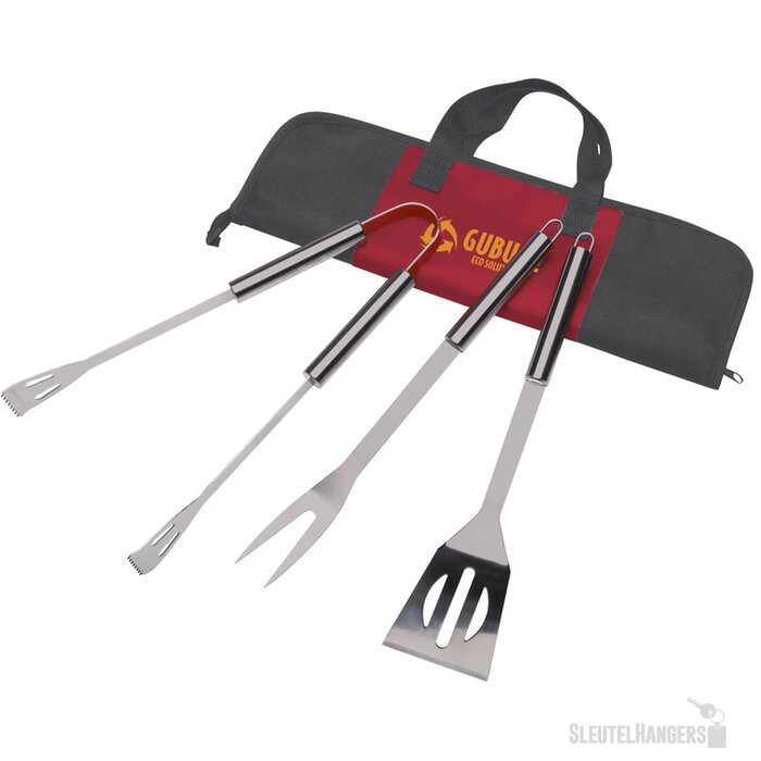 Bbq Accessoires Set Rood