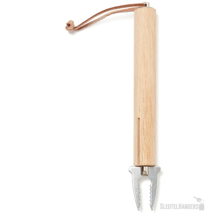 VINGA Vici uitschuifbare grillspies bruin