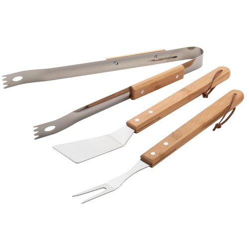 3-Delige Bbq-Set In Kraft Doosje Naturel