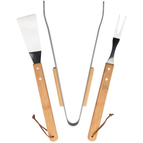 3-Delige Bbq-Set In Kraft Doosje Naturel