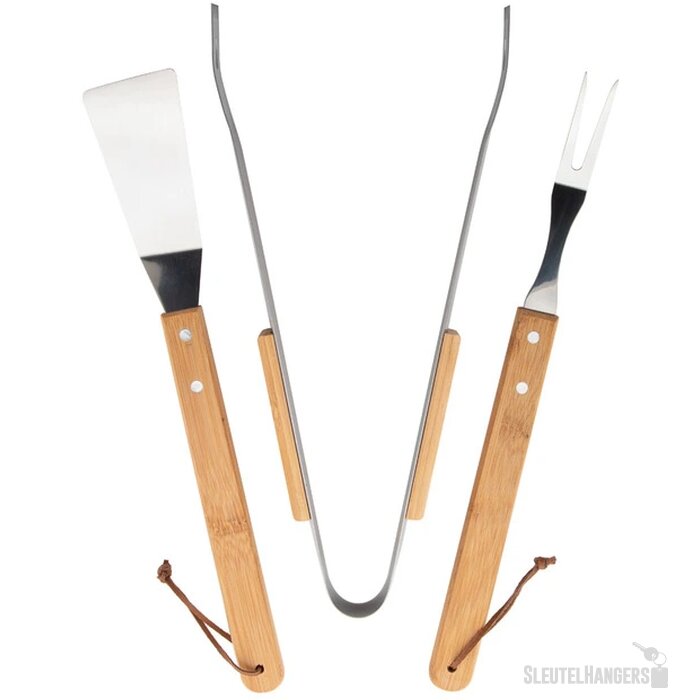 3-Delige Bbq-Set In Kraft Doosje Naturel