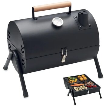 Draagbare barbecue met handvat Zwart Draagbare barbecue met handvat Zwart