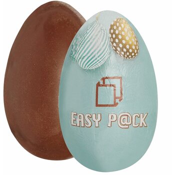 Hol paasei met bedrukte wikkel