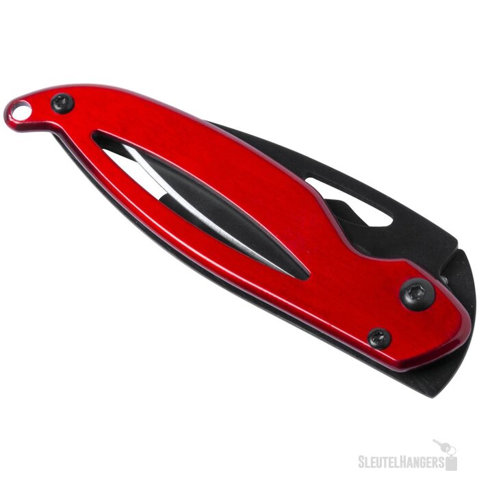 Zakmes Met Slot En Karabijnhaak Rood