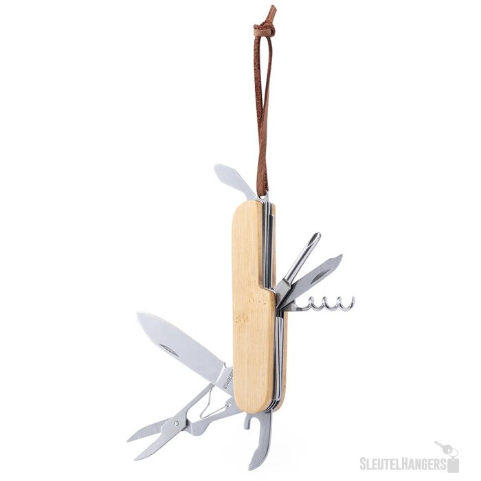 Bamboe Zakmes Met 9 Functies Naturel