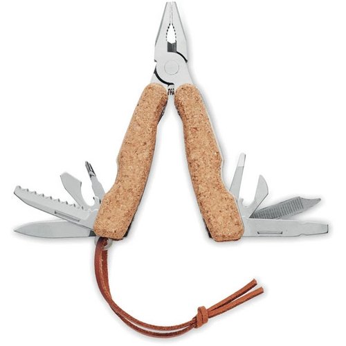 Kurk multitool met 9 functies Beige