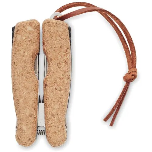 Kurk multitool met 9 functies Beige
