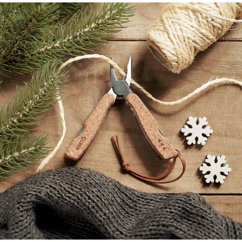 Kurk multitool met 9 functies Beige