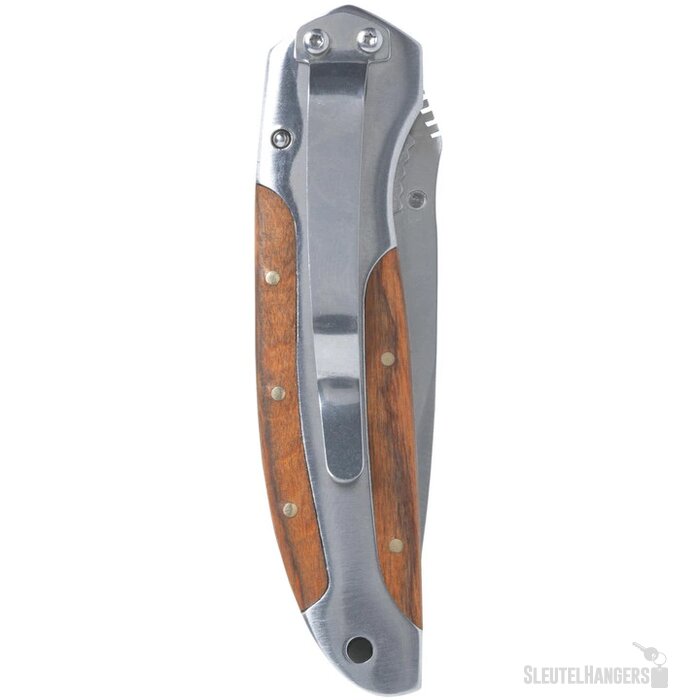 Houten Survivalmes Zwart/Bruin