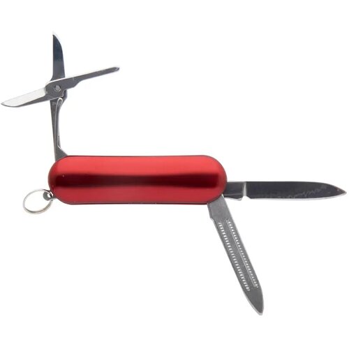 Klein Zakmes Met 3 Functies Rood